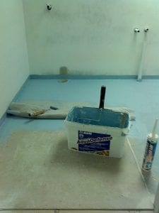 waterproofing tile