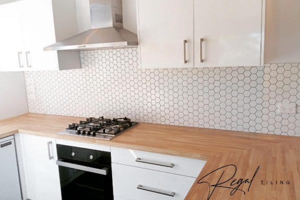 Hexagonal Splash back